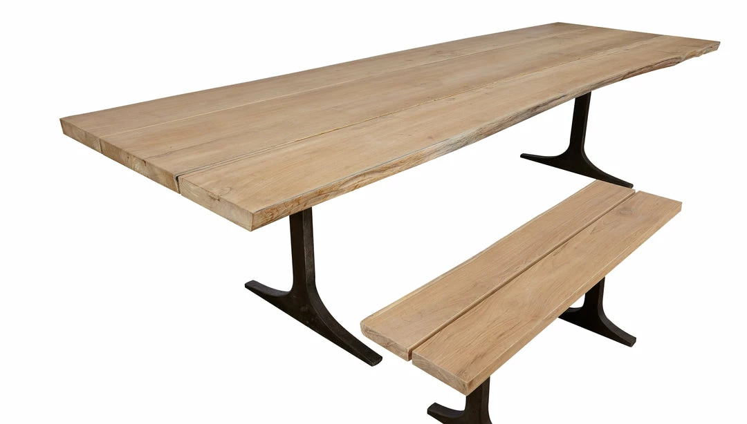 AUGUST- Boca Live Edge Bench Seating 4 AUGUST- Boca Live Edge Bench Seating