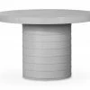 AUGUST- Tables BEYER DINING TABLE WITH 54" GREY CONCRETE TOP