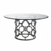 AUGUST- Seaton Dining Table (60" Glass) Dining Tables