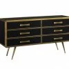 AUGUST- Dean Smoked Mirror Dresser Dressers & Chests