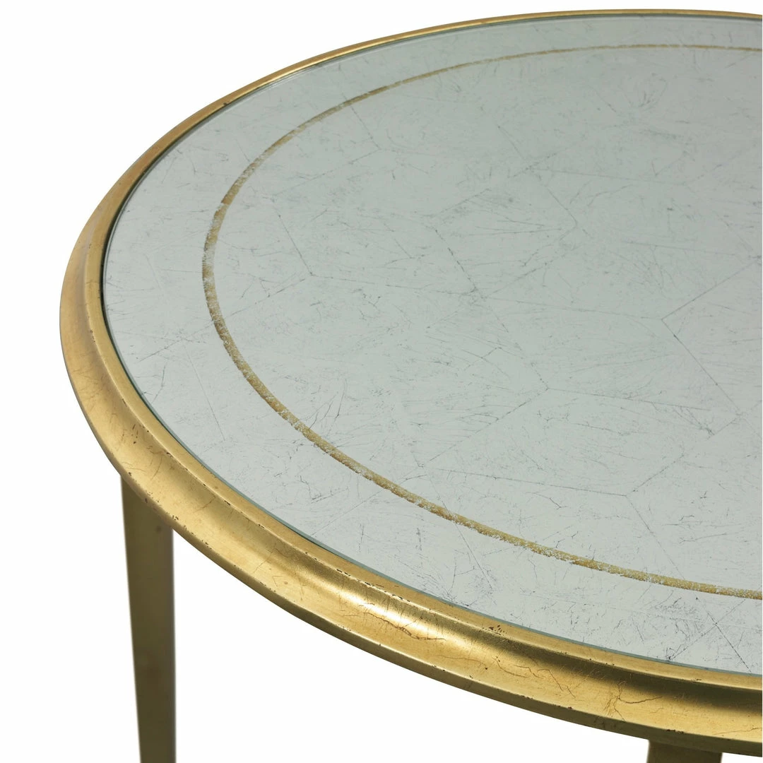 AUGUST- Barlow Round End Table (Gold) 4 AUGUST- Barlow Round End Table (Gold)