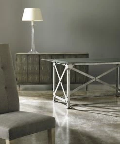 AUGUST- Ford Shagreen Console (Charcoal) Cabinets