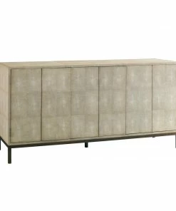 AUGUST- Ford Shagreen Console (Taupe) Cabinets