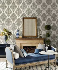 WALLQU- Luxe Retreat Antigua Damask
