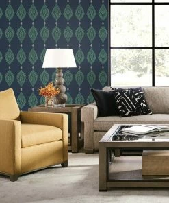 WALLQU- Mirasol Palm Frond Luxe Retreat