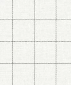 WALLQU- Linen Check Luxe Retreat