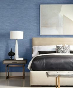 WALLQU- Luxe Retreat Faux Linen Weave