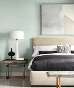 WALLQU- Luxe Retreat Faux Linen Weave