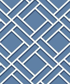 WALLQU- Luxe Retreat Block Trellis