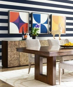 WALLQU- Designer Stripe Coastal