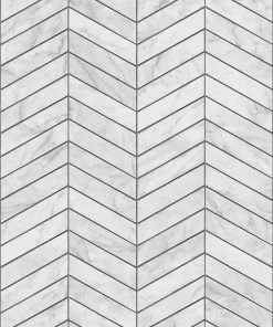 WALLQU- Marbled Chevron Luxe Haven