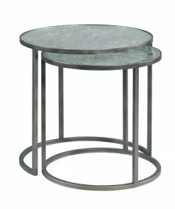 AUGUST- Riley Nested Side Table (Antique Eglomise)