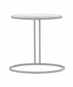 AUGUST- Accent Tables Elsa Table (Nickel)