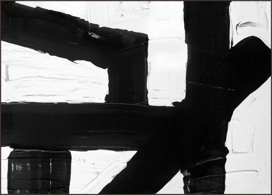 WENDOV- Abstract Untitled Black And White 1 3 WENDOV- Abstract Untitled Black And White 1