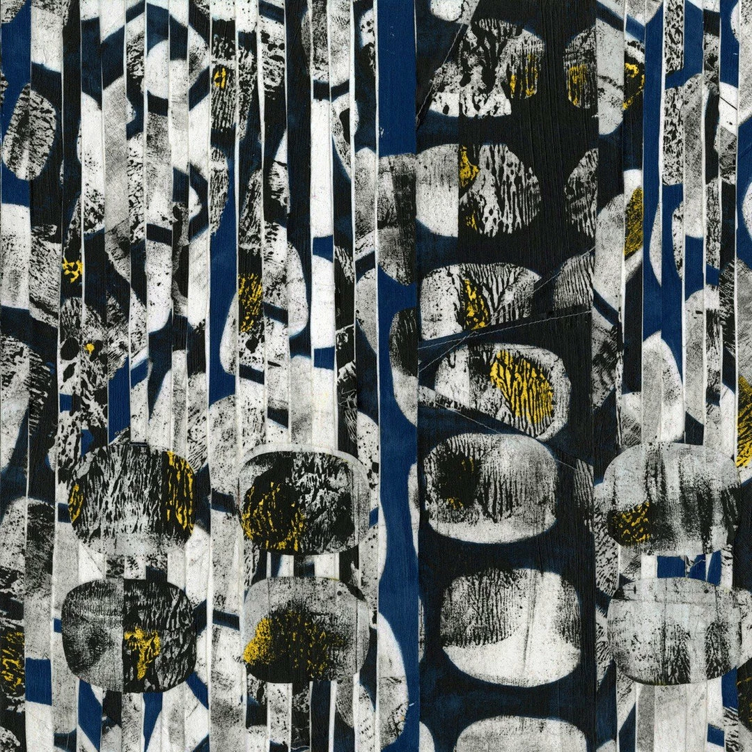 WENDOV- Abstract Silver Blue 1 3 WENDOV- Abstract Silver Blue 1