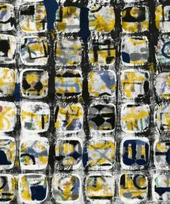 WENDOV- Silver Blue 3 Abstract