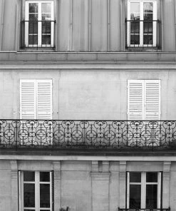 WENDOV- Shuttered Home Paris (Frameless) Photography