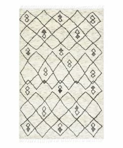 SOLORU- Alaric Handmade Area Rug 5 X 8 Area Rugs