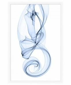 WENDOV- Up In Smoke 1 - Blue Abstract