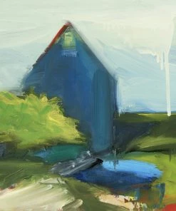 WENDOV- Landscape Blue Country Horse