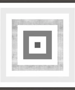 WENDOV- Silver Square 1 Abstract