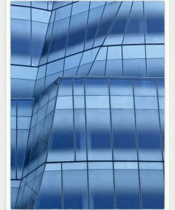 WENDOV- Photography Blue Glass Wall