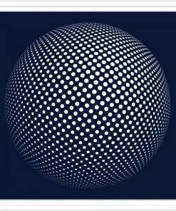 WENDOV- Navy Sphere 2 Abstract