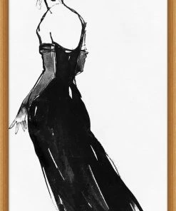 WENDOV- Fashion Black Dress