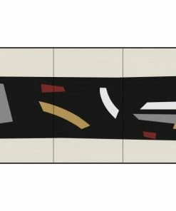WENDOV- Abstract Modern Form Triptych 1