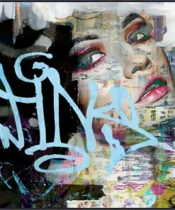 WENDOV- Figurative Graffiti Femme 1