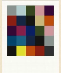 WENDOV- Abstract Modern Color Grid 3